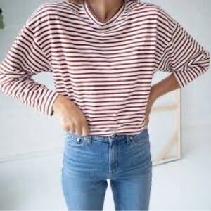 AYR The French Fry Tee Brick Stripe XS